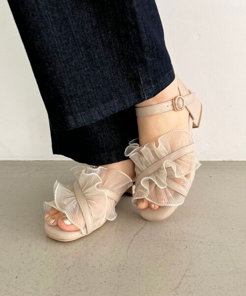 MAJESTIC LEGON / マジェスティックレゴン サンダル | シアーフリルサンダル | 詳細19