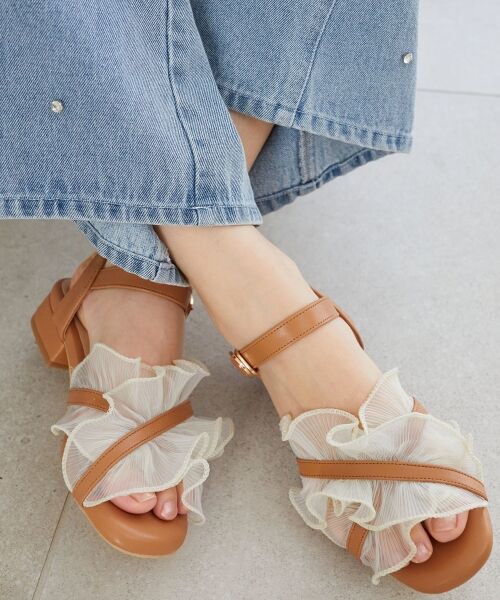 MAJESTIC LEGON / マジェスティックレゴン サンダル | シアーフリルサンダル | 詳細22