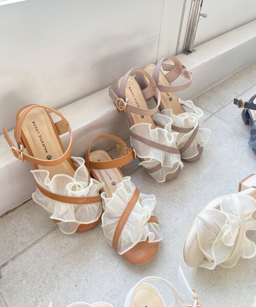 MAJESTIC LEGON / マジェスティックレゴン サンダル | シアーフリルサンダル | 詳細23