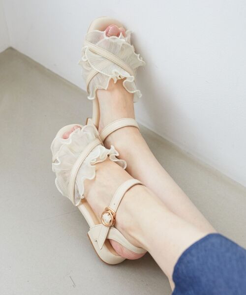 MAJESTIC LEGON / マジェスティックレゴン サンダル | シアーフリルサンダル | 詳細5