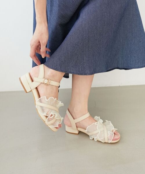 MAJESTIC LEGON / マジェスティックレゴン サンダル | シアーフリルサンダル | 詳細6