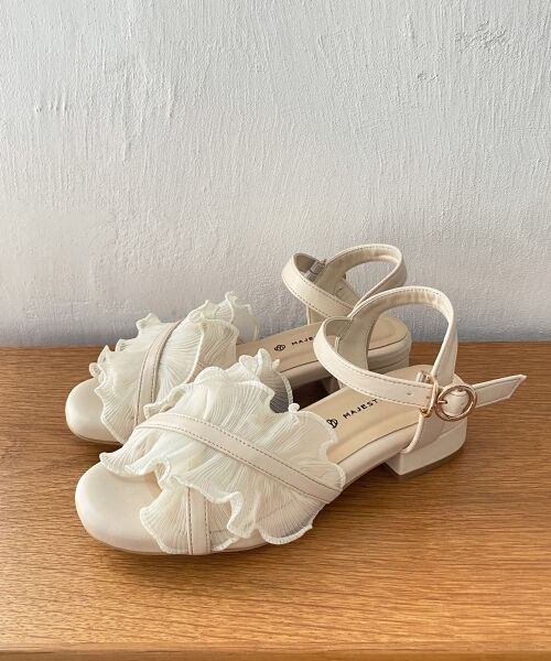 MAJESTIC LEGON / マジェスティックレゴン サンダル | シアーフリルサンダル | 詳細7