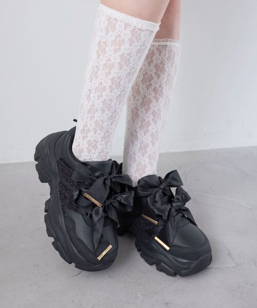 MAJESTIC LEGON / マジェスティックレゴン スニーカー | ダブルリボン厚底スニーカー | 詳細13