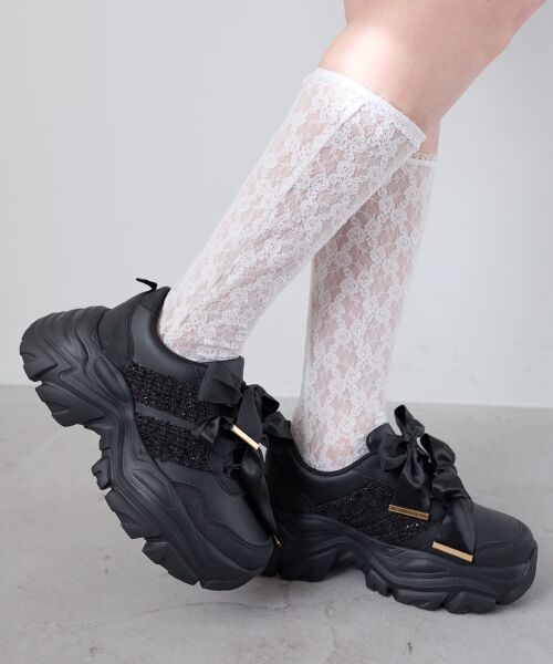 MAJESTIC LEGON / マジェスティックレゴン スニーカー | ダブルリボン厚底スニーカー | 詳細14