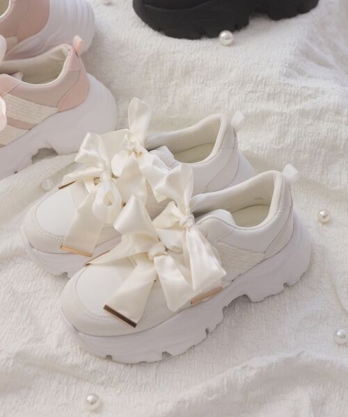 MAJESTIC LEGON / マジェスティックレゴン スニーカー | ダブルリボン厚底スニーカー | 詳細16