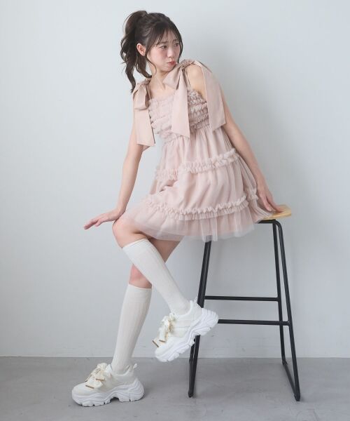 MAJESTIC LEGON / マジェスティックレゴン スニーカー | ダブルリボン厚底スニーカー | 詳細2