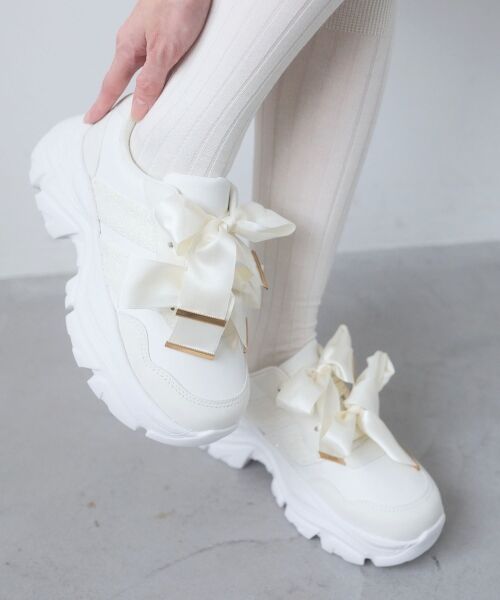 MAJESTIC LEGON / マジェスティックレゴン スニーカー | ダブルリボン厚底スニーカー | 詳細4
