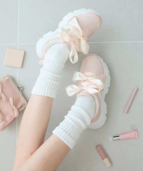 MAJESTIC LEGON / マジェスティックレゴン スニーカー | ダブルリボン厚底スニーカー | 詳細7