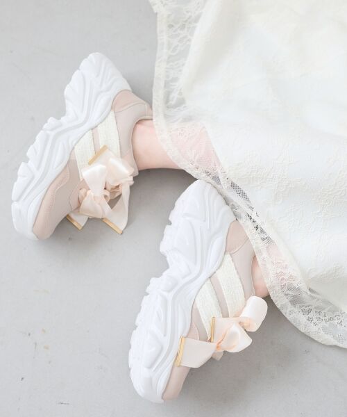 MAJESTIC LEGON / マジェスティックレゴン スニーカー | ダブルリボン厚底スニーカー | 詳細8