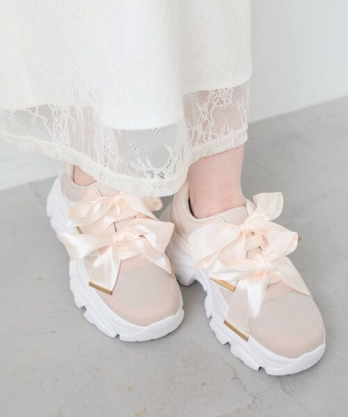 MAJESTIC LEGON / マジェスティックレゴン スニーカー | ダブルリボン厚底スニーカー | 詳細9