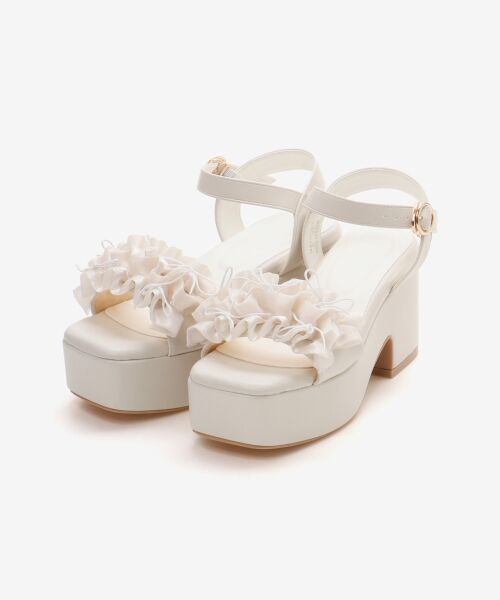 MAJESTIC LEGON / マジェスティックレゴン サンダル | ミルフィーユフリル厚底サンダル | 詳細20