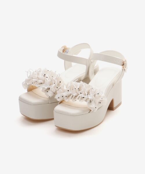 MAJESTIC LEGON / マジェスティックレゴン サンダル | ミルフィーユフリル厚底サンダル | 詳細21