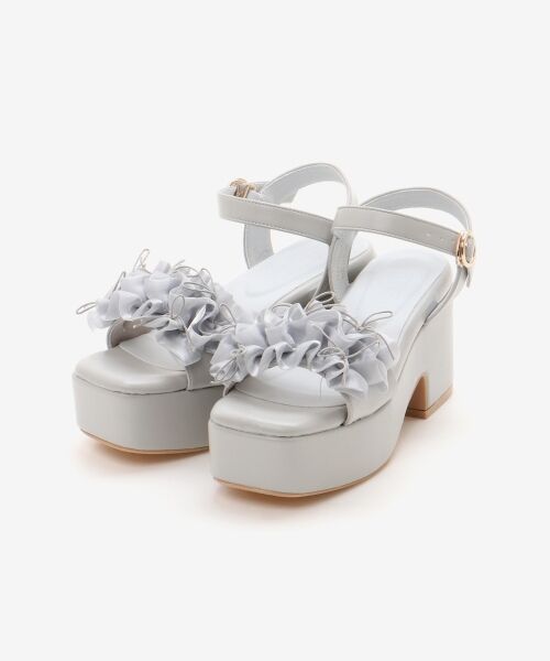 MAJESTIC LEGON / マジェスティックレゴン サンダル | ミルフィーユフリル厚底サンダル | 詳細22