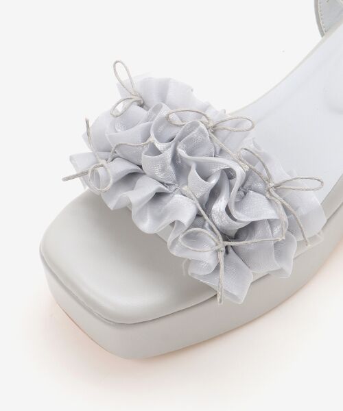 MAJESTIC LEGON / マジェスティックレゴン サンダル | ミルフィーユフリル厚底サンダル | 詳細28