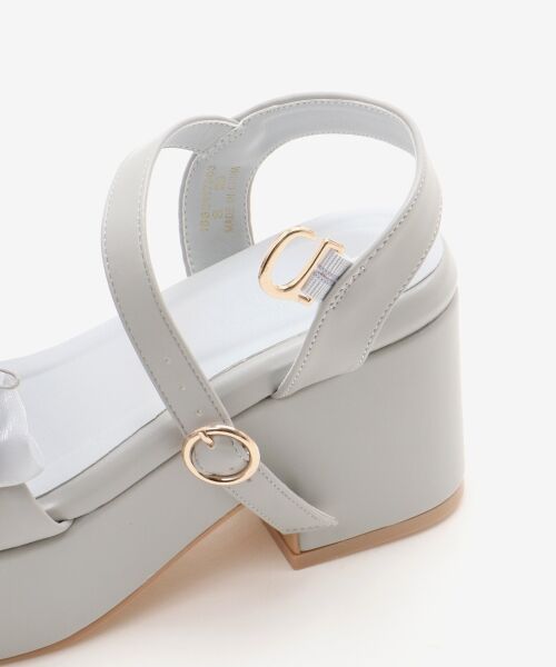 MAJESTIC LEGON / マジェスティックレゴン サンダル | ミルフィーユフリル厚底サンダル | 詳細29