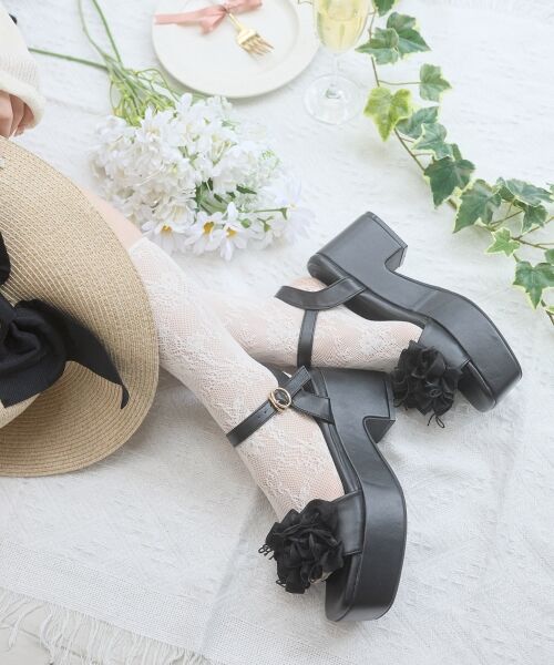 MAJESTIC LEGON / マジェスティックレゴン サンダル | ミルフィーユフリル厚底サンダル | 詳細17