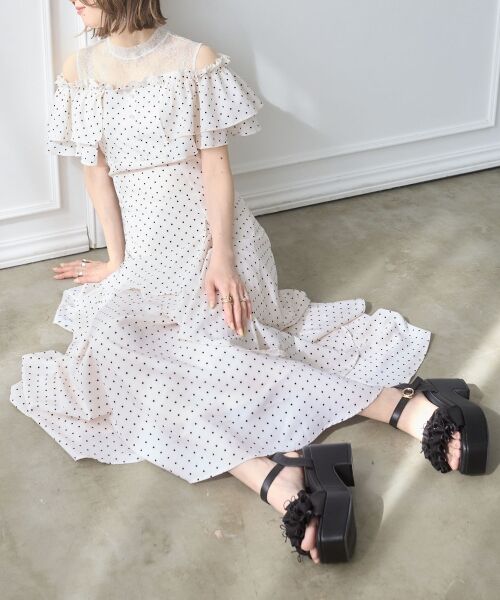 MAJESTIC LEGON / マジェスティックレゴン サンダル | ミルフィーユフリル厚底サンダル | 詳細21