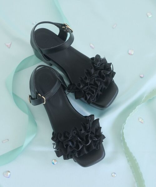 MAJESTIC LEGON / マジェスティックレゴン サンダル | ミルフィーユフリル厚底サンダル | 詳細30