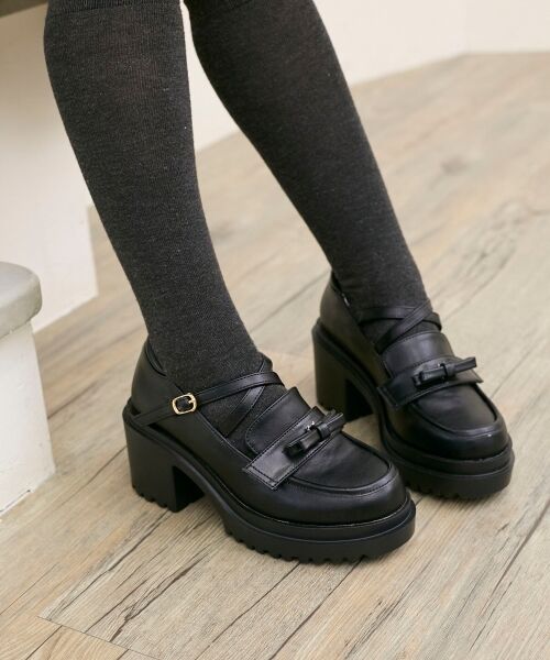 MAJESTIC LEGON / マジェスティックレゴン フラットシューズ | 取り外しリボンクロスローファー | 詳細15