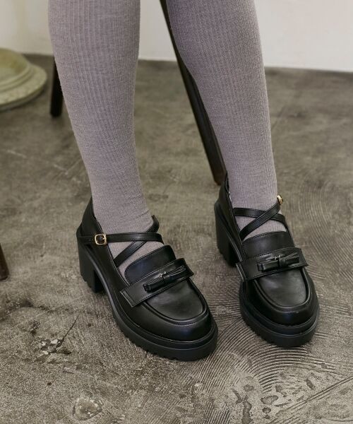 MAJESTIC LEGON / マジェスティックレゴン フラットシューズ | 取り外しリボンクロスローファー | 詳細18