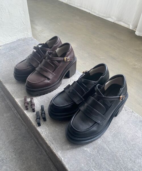 MAJESTIC LEGON / マジェスティックレゴン フラットシューズ | 取り外しリボンクロスローファー | 詳細20