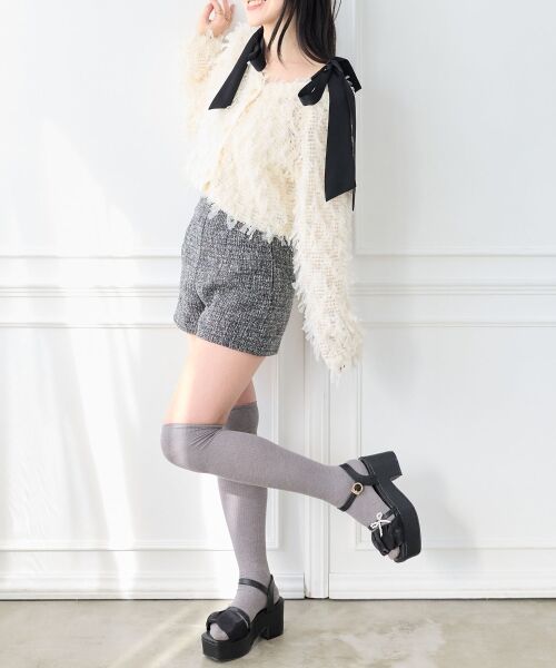 MAJESTIC LEGON / マジェスティックレゴン サンダル | シアーギャザーキルティングサンダル | 詳細12