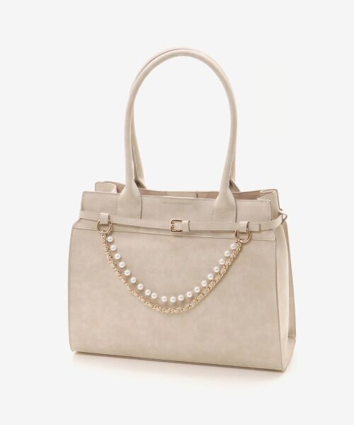 MAJESTIC LEGON / マジェスティックレゴン トートバッグ | パールチェーン2WAYトートバッグ | 詳細14