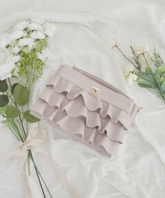 MAJESTIC LEGON / マジェスティックレゴン ショルダーバッグ | フリルマルチポケットショルダーバッグ