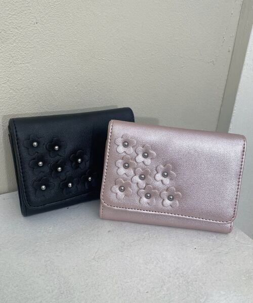 MAJESTIC LEGON / マジェスティックレゴン 財布・コインケース・マネークリップ | フローラルミニウォレット | 詳細1