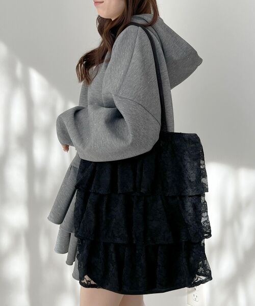 MAJESTIC LEGON / マジェスティックレゴン トートバッグ | レースティアードトートバッグ | 詳細2