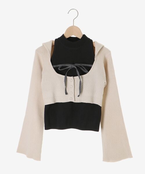 MAJESTIC LEGON / マジェスティックレゴン カーディガン・ボレロ | アメスリニットセットフーディカーデ | 詳細13