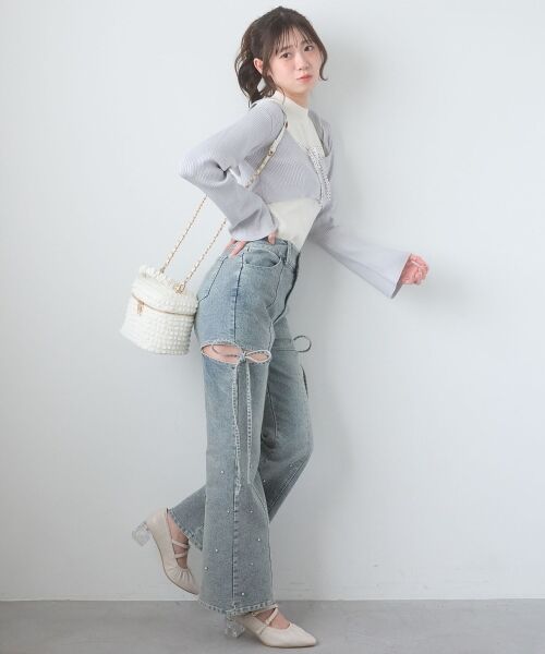 MAJESTIC LEGON / マジェスティックレゴン カーディガン・ボレロ | アメスリニットセットフーディカーデ | 詳細7