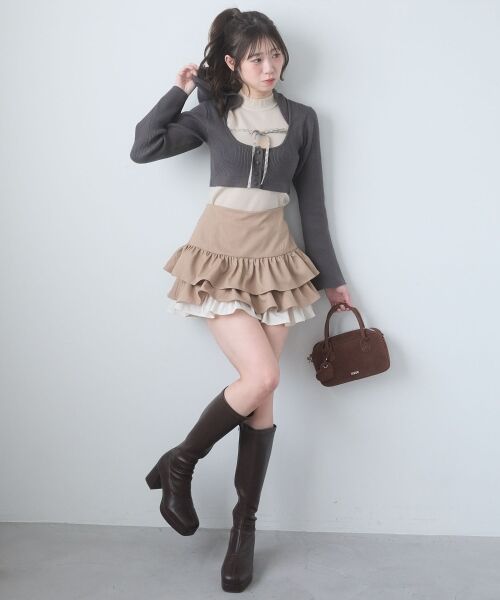 MAJESTIC LEGON / マジェスティックレゴン カーディガン・ボレロ | アメスリニットセットフーディカーデ | 詳細9