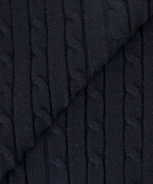 MAJESTIC LEGON / マジェスティックレゴン カーディガン・ボレロ | ゴールドボタンケーブルニットカーデ | 詳細12