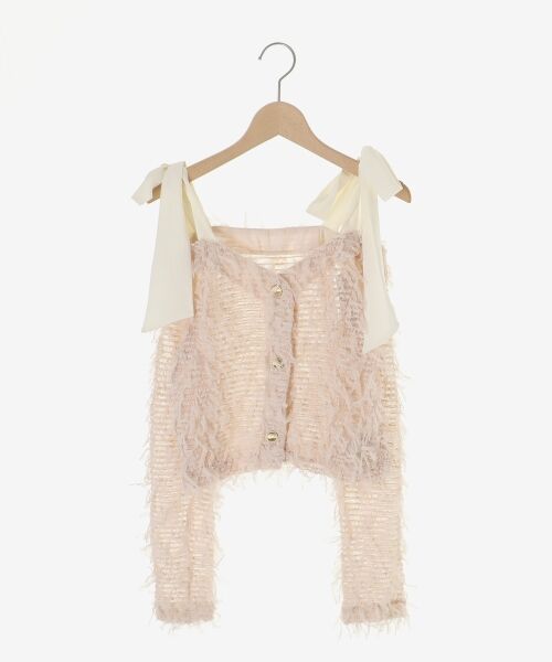 MAJESTIC LEGON / マジェスティックレゴン カーディガン・ボレロ | チュールリボンカーディガン | 詳細18