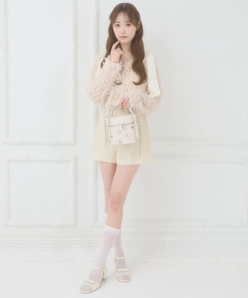 MAJESTIC LEGON / マジェスティックレゴン カーディガン・ボレロ | チュールリボンカーディガン | 詳細7