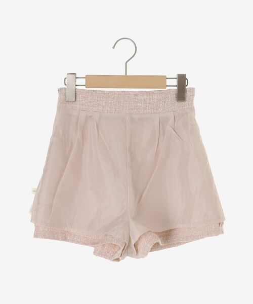 MAJESTIC LEGON / マジェスティックレゴン ショート・ハーフ・半端丈パンツ | キラキラツイードショートパンツ | 詳細23