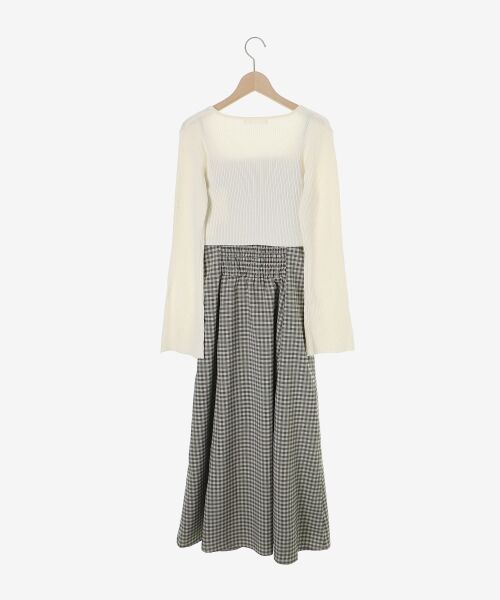 MAJESTIC LEGON / マジェスティックレゴン ミニ丈・ひざ丈ワンピース | カーデセットチェーン付きキャミワンピ | 詳細15