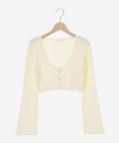 MAJESTIC LEGON / マジェスティックレゴン ミニ丈・ひざ丈ワンピース | カーデセットチェーン付きキャミワンピ | 詳細25