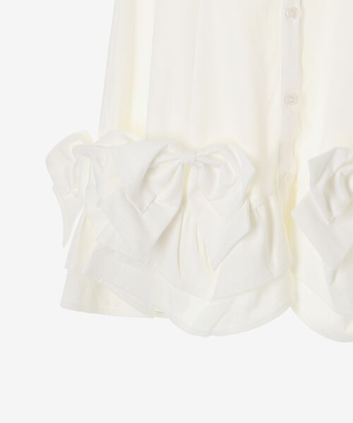 MAJESTIC LEGON / マジェスティックレゴン ミニ丈・ひざ丈ワンピース | ニット×リボンシャツミニワンピ | 詳細29