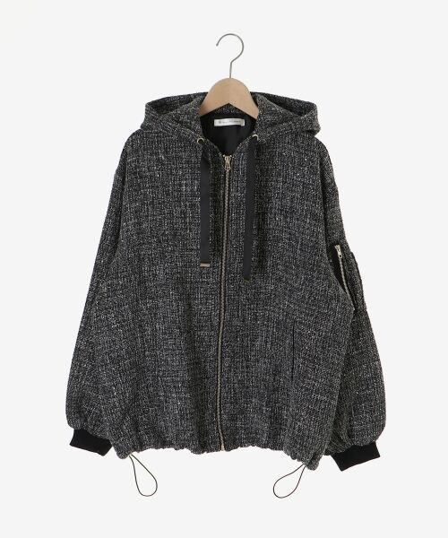 MAJESTIC LEGON / マジェスティックレゴン ブルゾン | キラキラツイードミディブルゾン | 詳細17