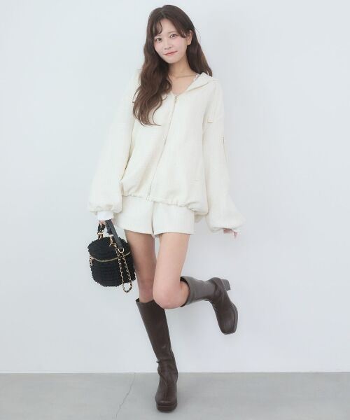 MAJESTIC LEGON / マジェスティックレゴン ブルゾン | キラキラツイードミディブルゾン | 詳細2