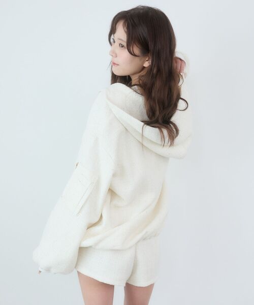 MAJESTIC LEGON / マジェスティックレゴン ブルゾン | キラキラツイードミディブルゾン | 詳細9