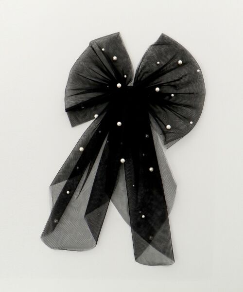 MAJESTIC LEGON / マジェスティックレゴン カチューシャ・カチューム・その他 | パールチュールリボンバレッタ | 詳細13