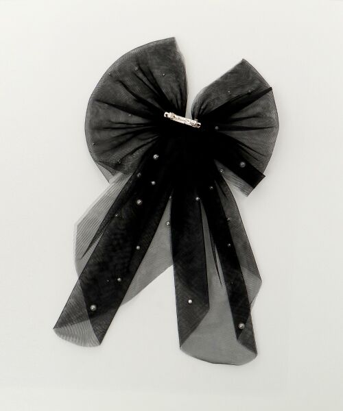 MAJESTIC LEGON / マジェスティックレゴン カチューシャ・カチューム・その他 | パールチュールリボンバレッタ | 詳細14