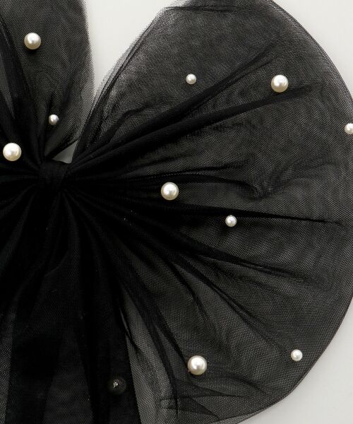 MAJESTIC LEGON / マジェスティックレゴン カチューシャ・カチューム・その他 | パールチュールリボンバレッタ | 詳細16