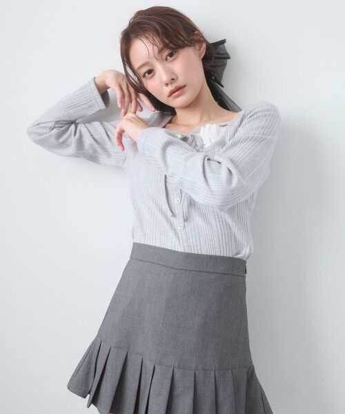 MAJESTIC LEGON / マジェスティックレゴン カチューシャ・カチューム・その他 | パールチュールリボンバレッタ | 詳細5