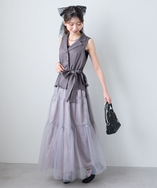 MAJESTIC LEGON / マジェスティックレゴン カチューシャ・カチューム・その他 | パールチュールリボンバレッタ | 詳細8