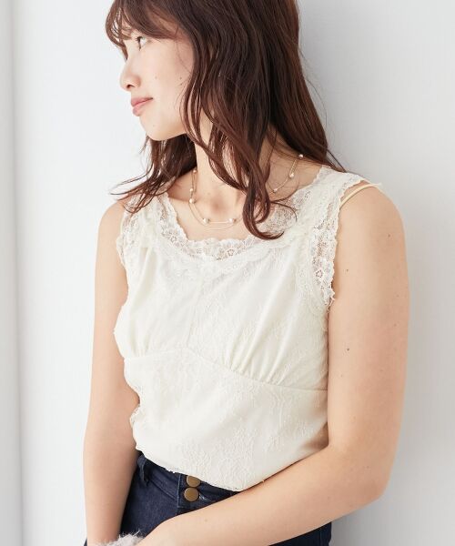 MAJESTIC LEGON / マジェスティックレゴン タンクトップ | レースクロスタンク | 詳細6