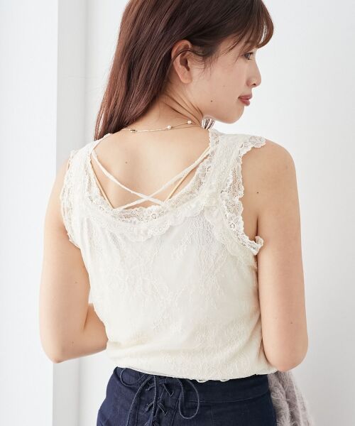 MAJESTIC LEGON / マジェスティックレゴン タンクトップ | レースクロスタンク | 詳細7